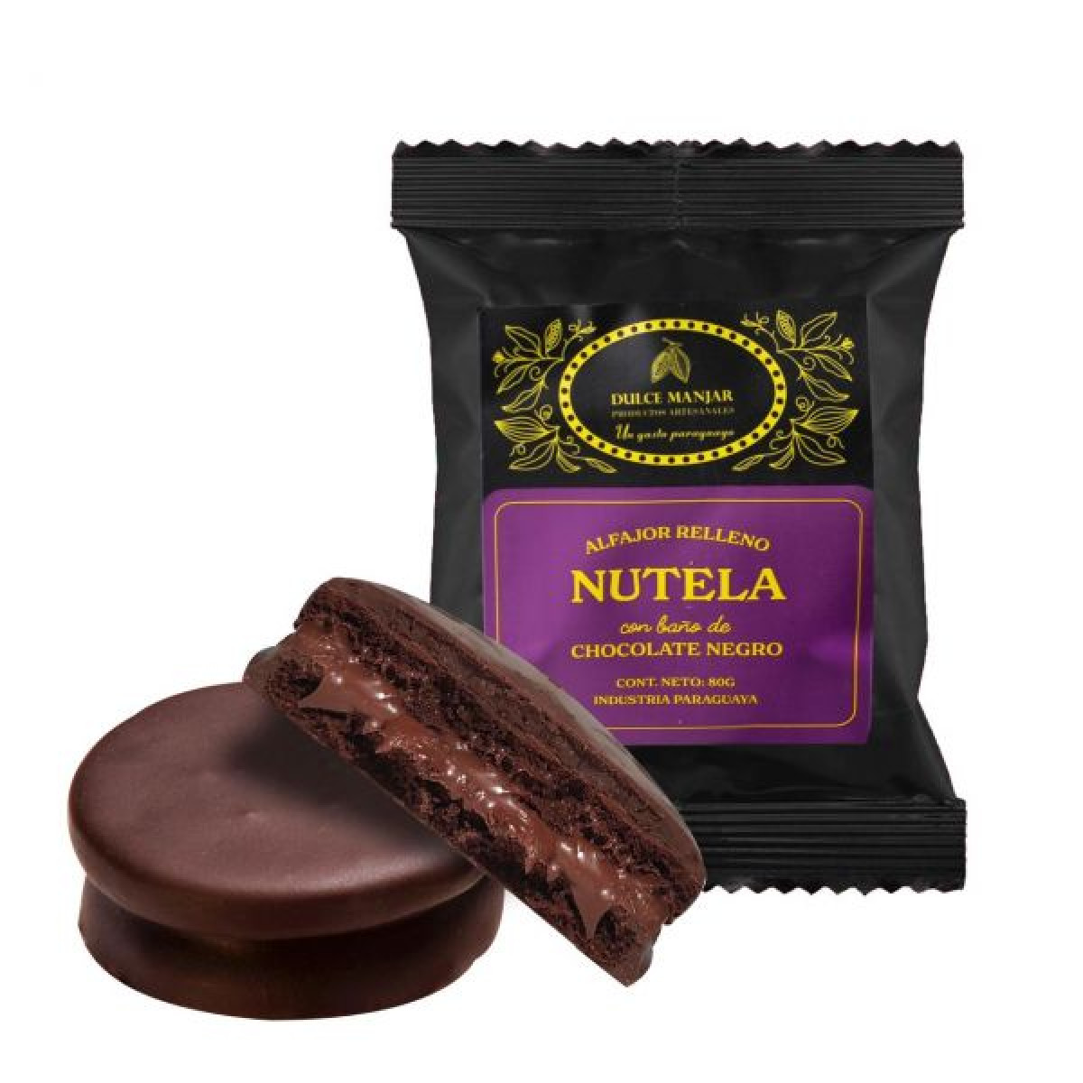 DULCE MANJAR ALFAJORES 80 GR NUT NE