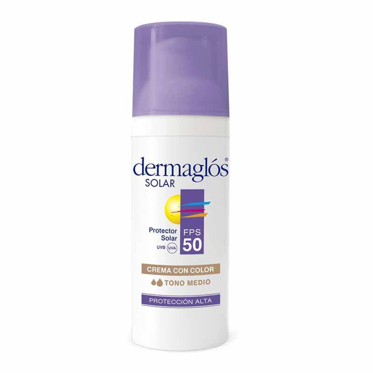 DERMAGLOS SOLAR FPS50 FAC MEDIO 50G