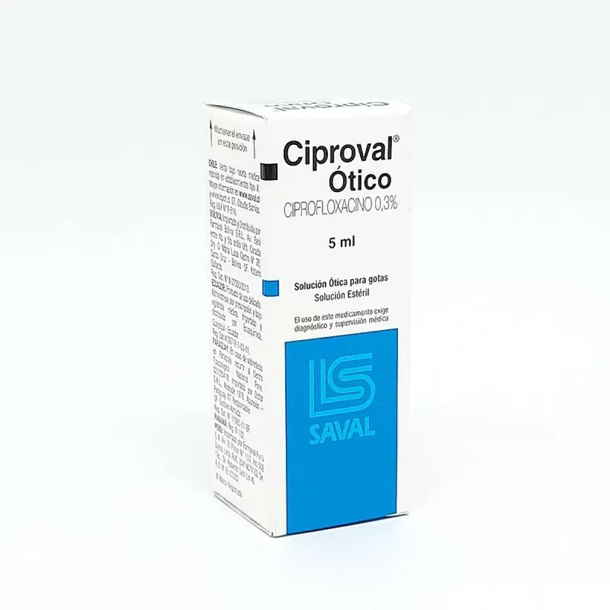 CIPROVAL GTS OTICA X 5ML