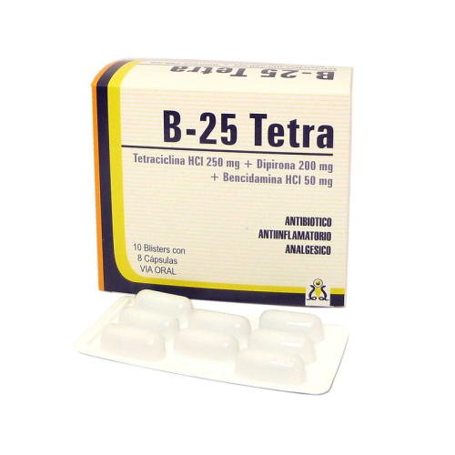 B-25 TETRA X 10 BLIST X 8 CAPS