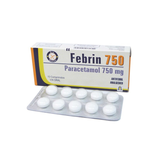 FEBRIN 750 MG X 10 COMP