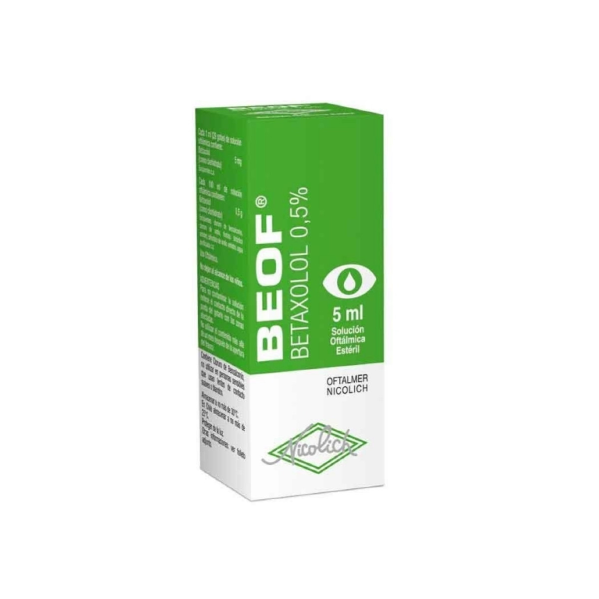 BEOF GTS OFTAL X 5 ML