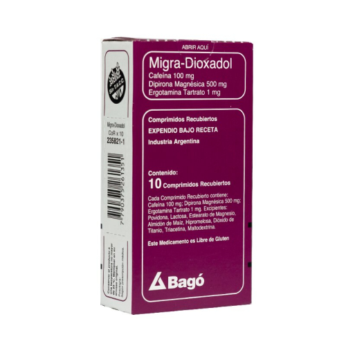 MIGRADIOXADOL X 10 COMP