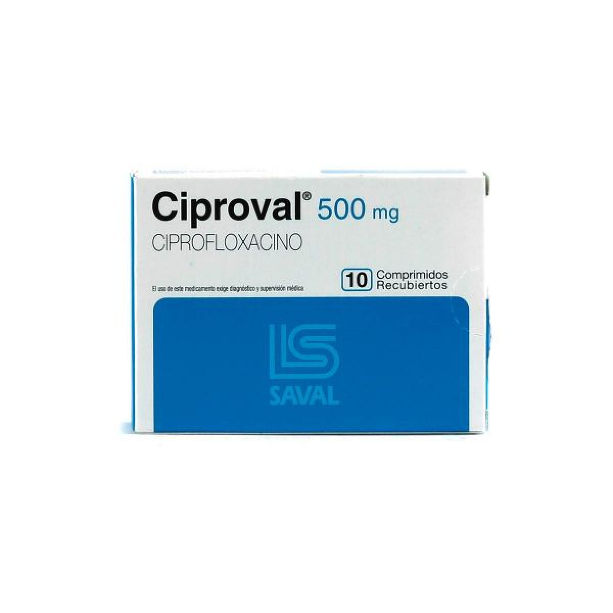 CIPROVAL 500 MG X 10 COMP REC(RSA)