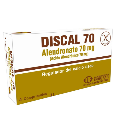 DISCAL 70 MG X 4 COMP