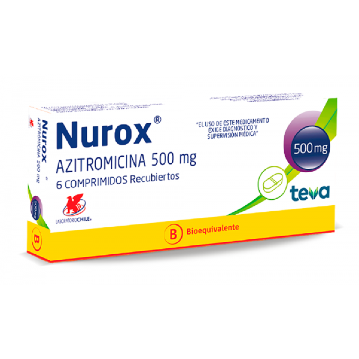NUROX 500 MG X 6 COMP (RSA)