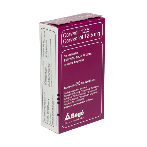 CARVEDIL 12.5 MG X 28 COMP ###