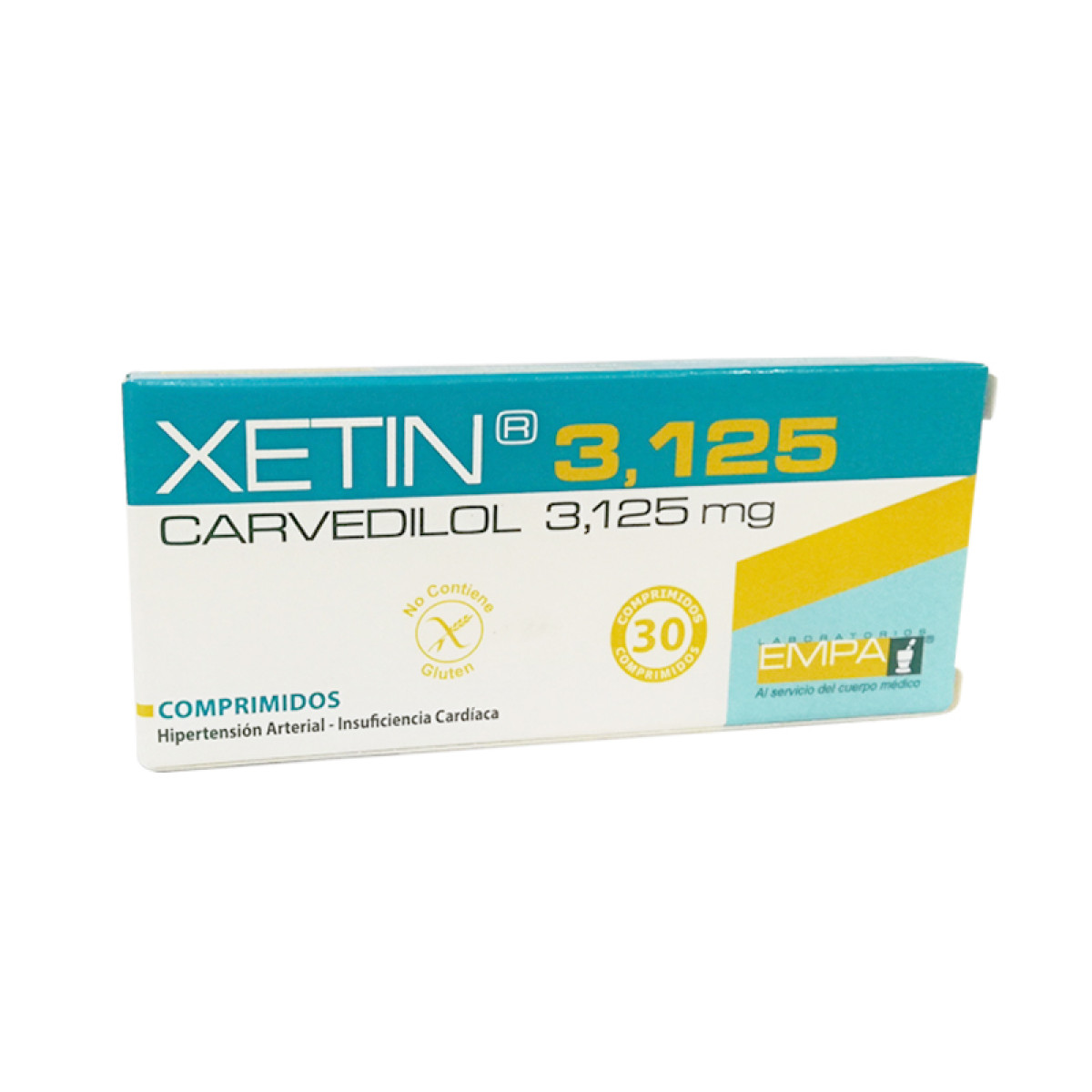 XETIN 3.125 MG X 30 COMP