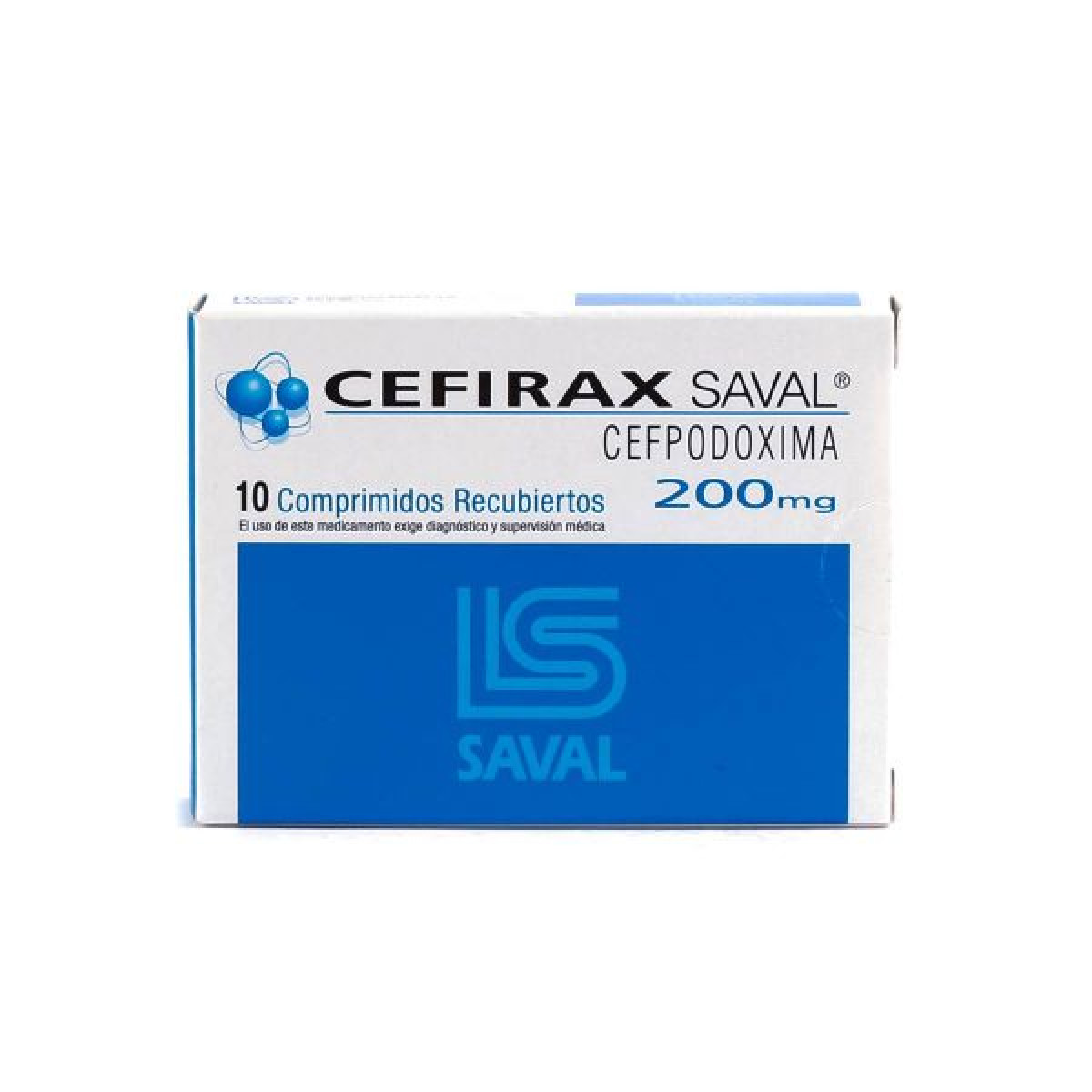 CEFIRAX 200 MG X 10 COMP (RSA)
