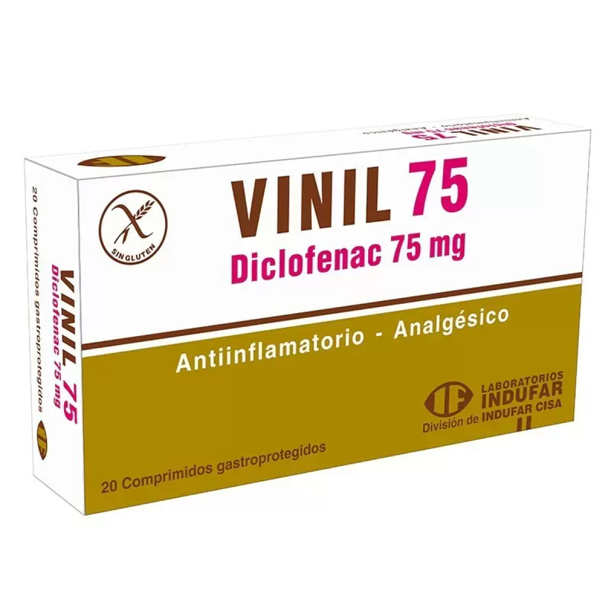 VINIL 75 MG X 20 COMP GAST