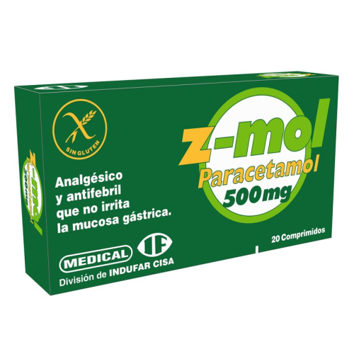 Z-MOL 500 MG X 20 COMP