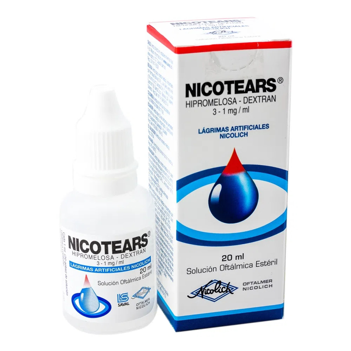 NICOTEARS GTS OFTAL X 20 ML