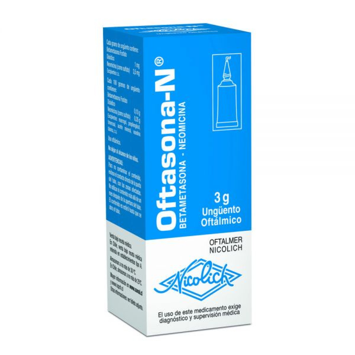 OFTASONA N UNGUENTO OFTAL X 3 GR