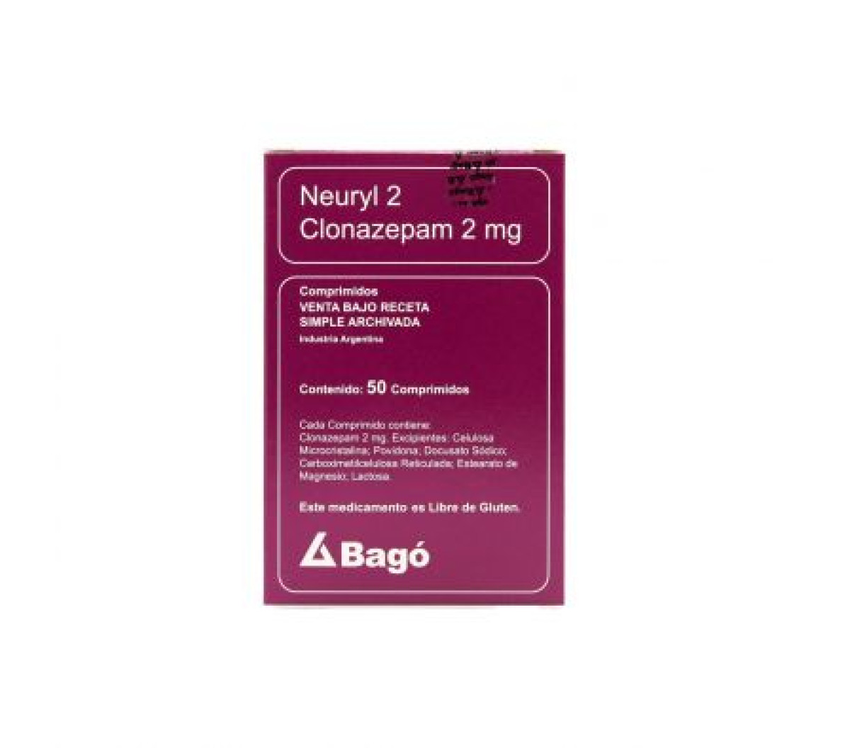NEURYL 2 MG X 50 COMP +++