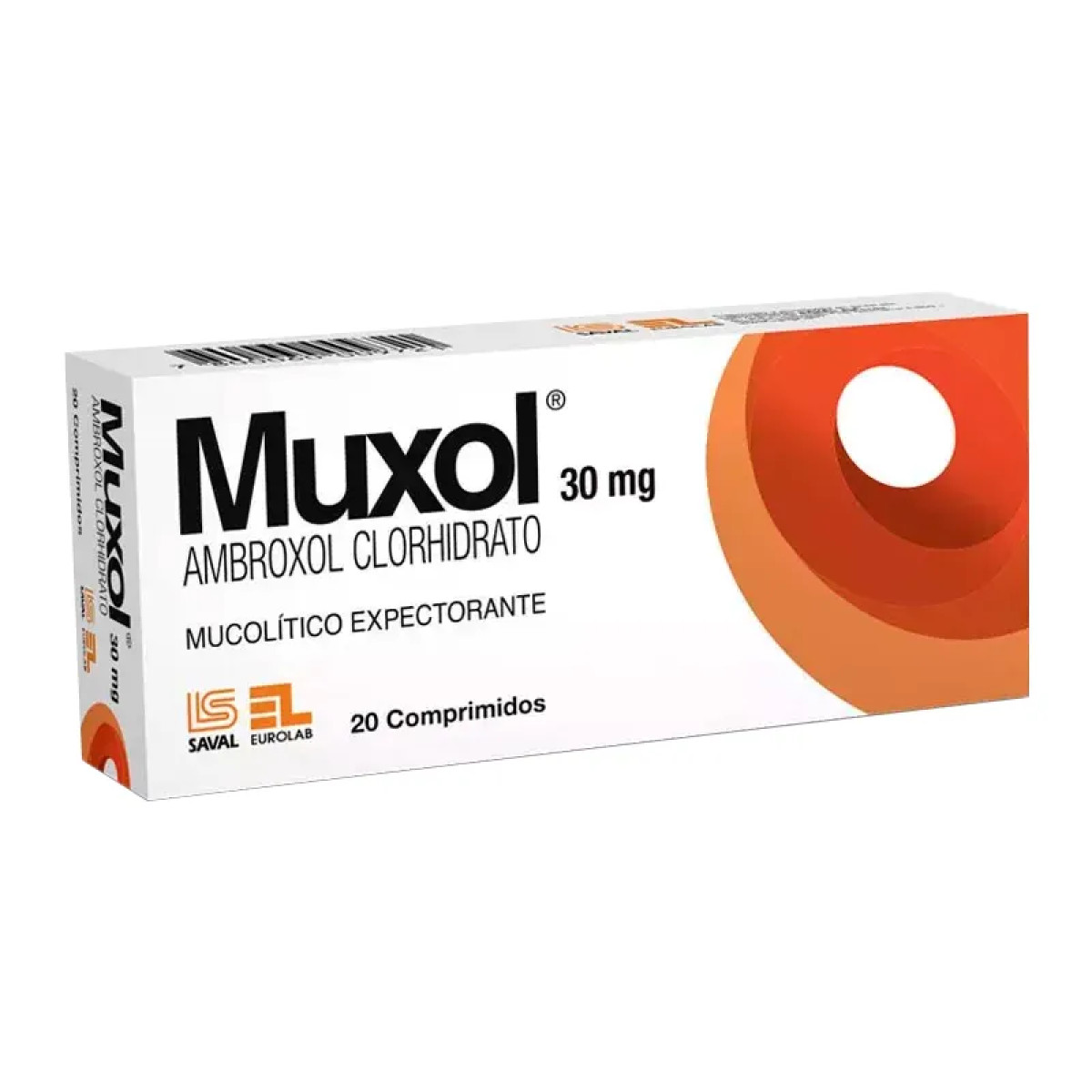 MUXOL 30 MG X 20 COMP