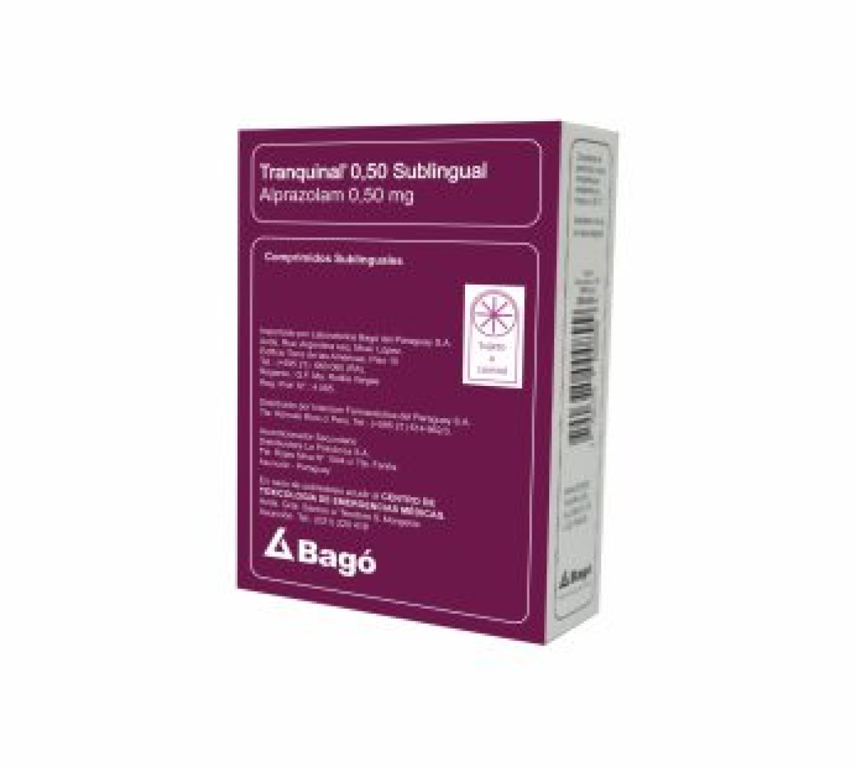 TRANQUINAL 0.5 SUBLINGUAL X 30 +++