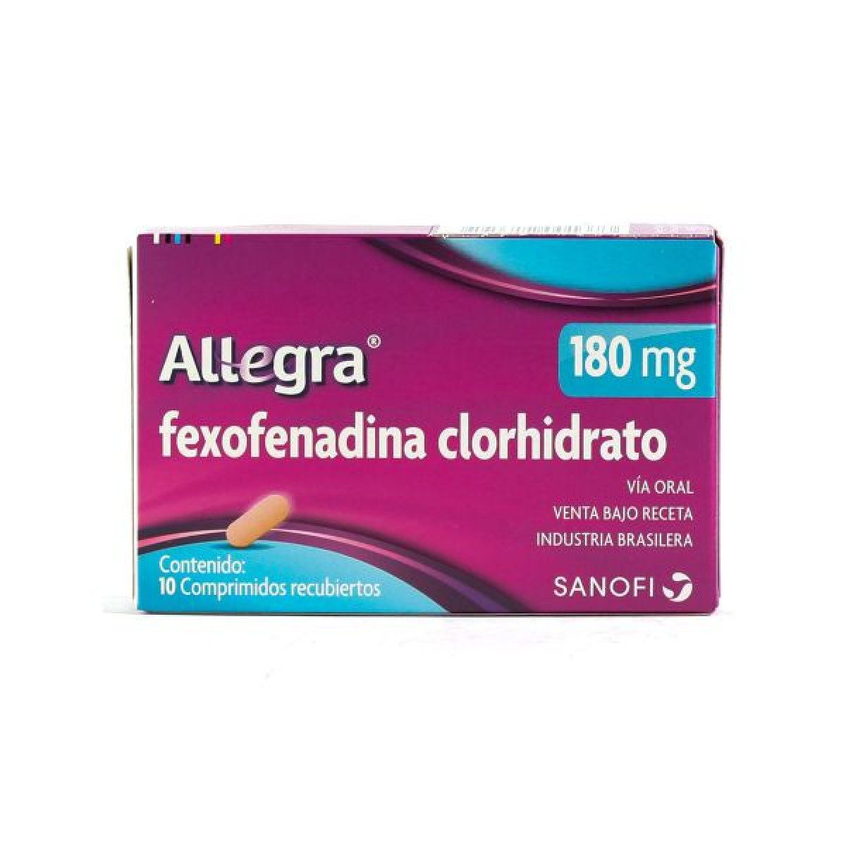 ALLEGRA 180 MG X 10 COMP