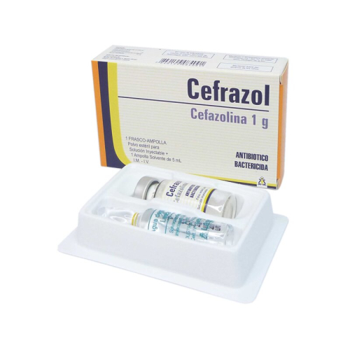 CEFRAZOL 1 GR FCO AMP (RSA)