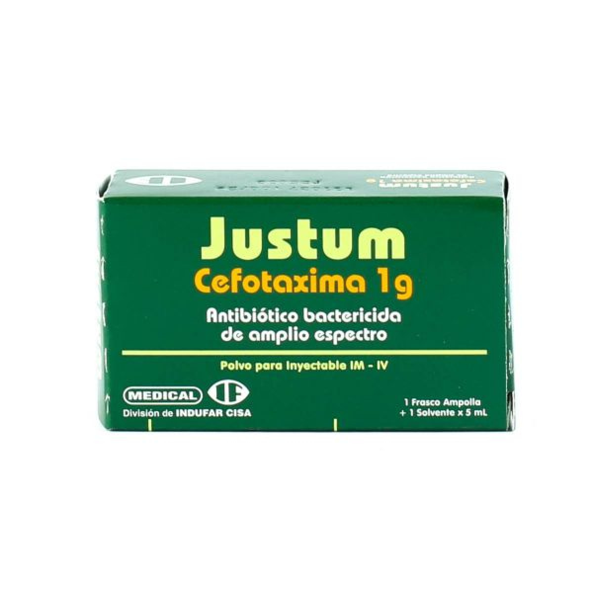 JUSTUM 1 GR X 1 AMP +SOLV (RSA)