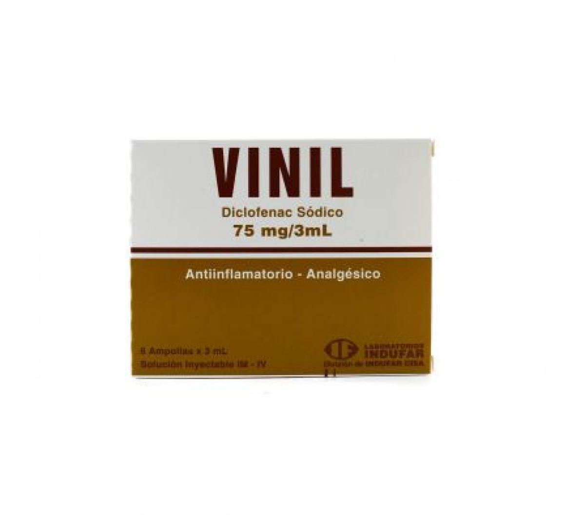 VINIL 75 MG X 6 AMP