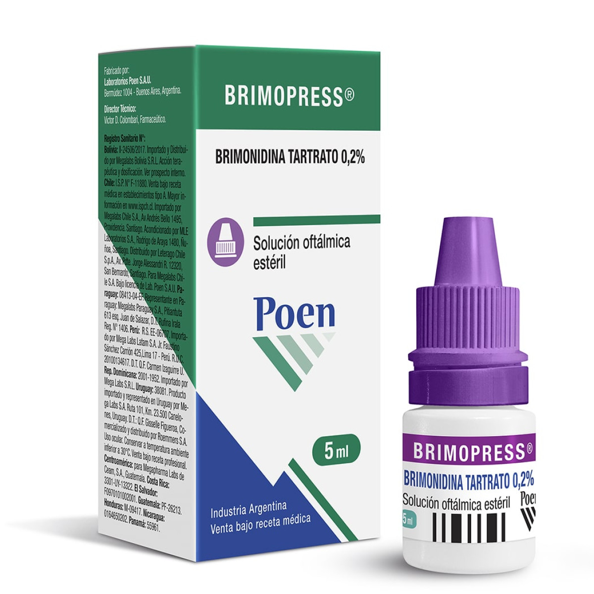 BRIMOPRESS GTS OFTAL X 5 ML