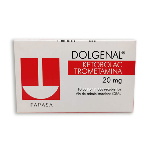 DOLGENAL 20 MG X 10 COMP (RA)