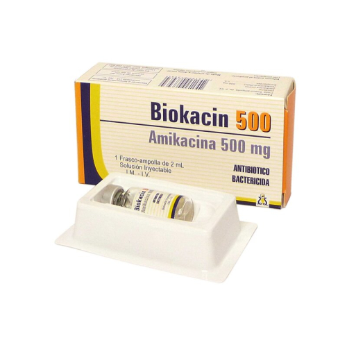 BIOKACIN 500 MG X 1 AMP 2 ML (RSA)
