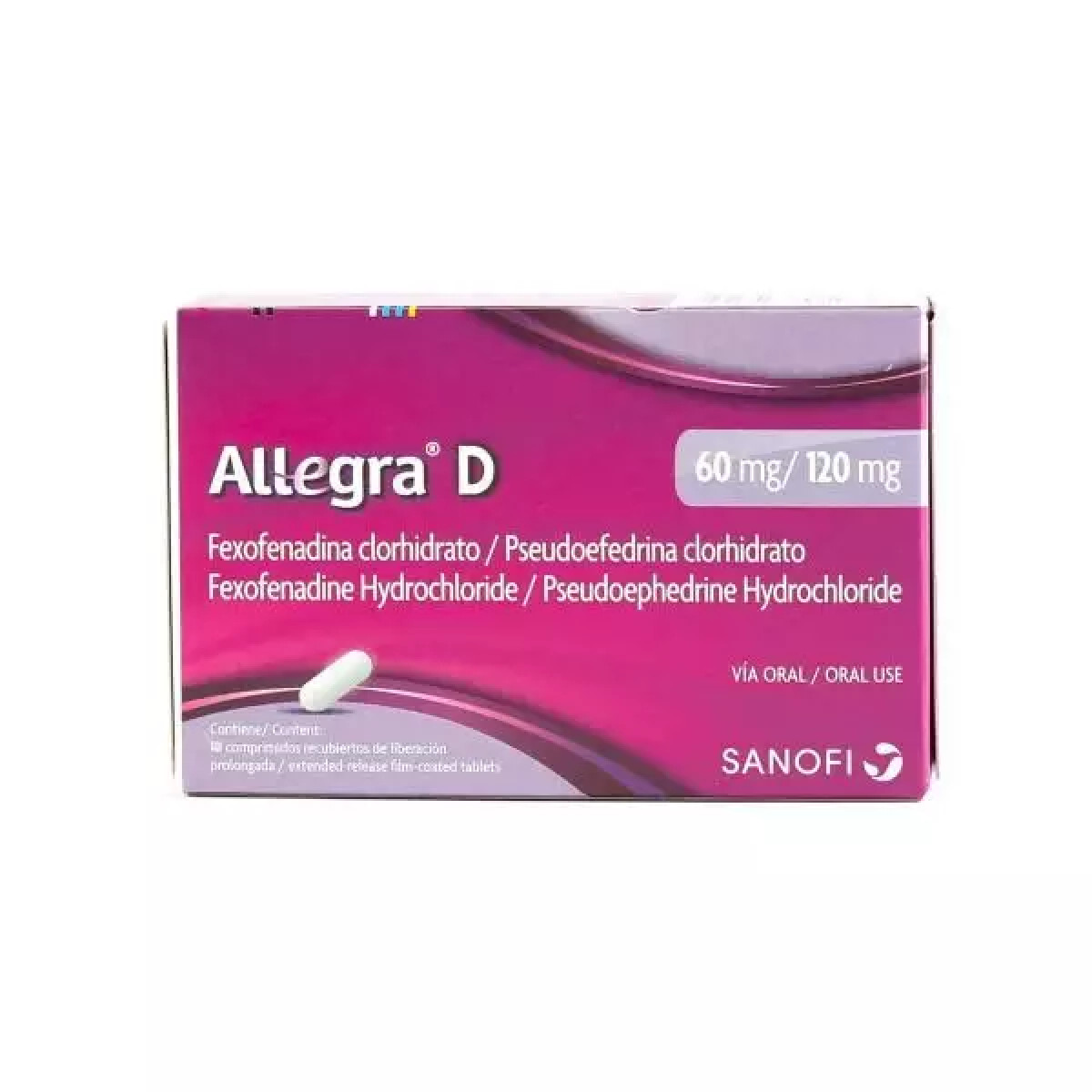 ALLEGRA D 120 MG X 10 COMP +++