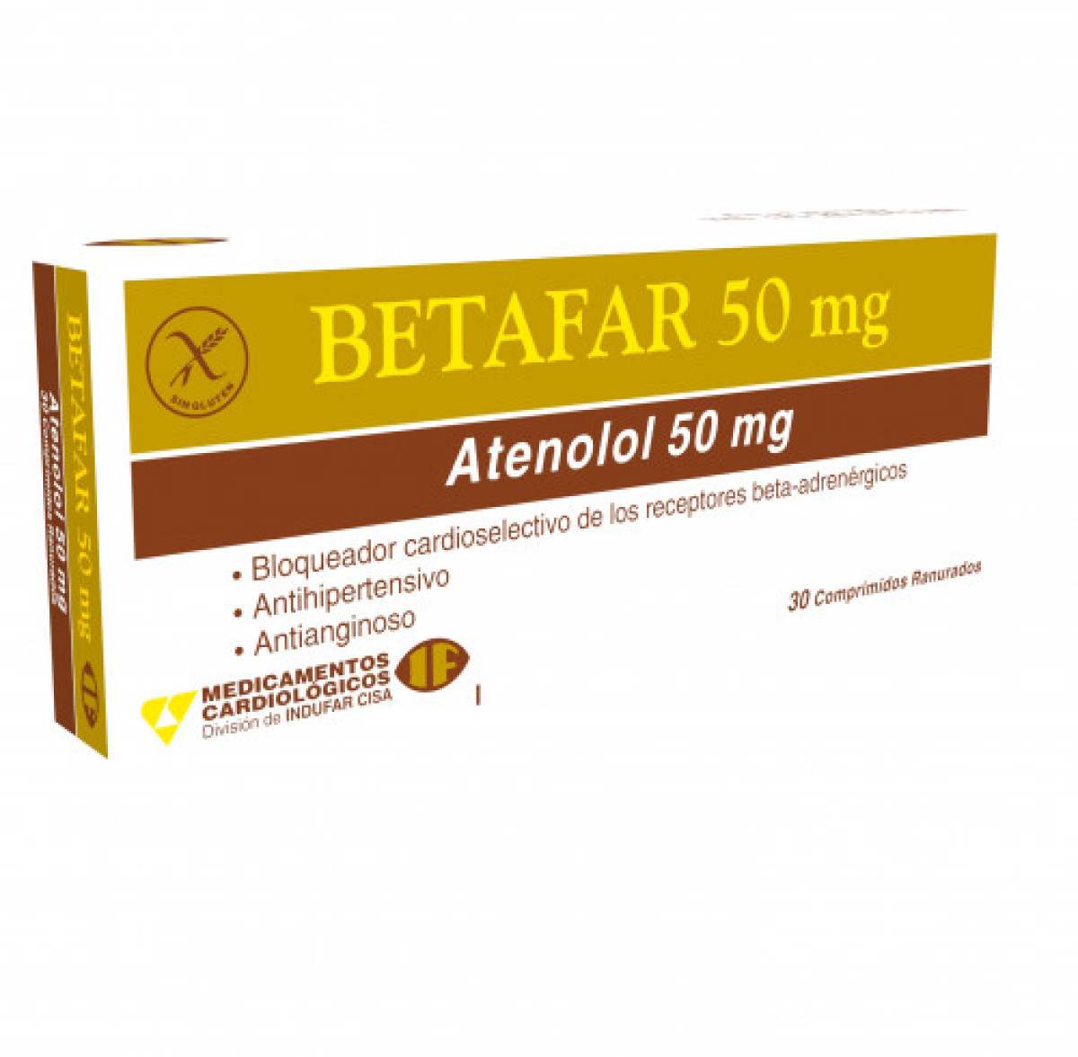 BETAFAR 50 MG X 30 COMP RANUR