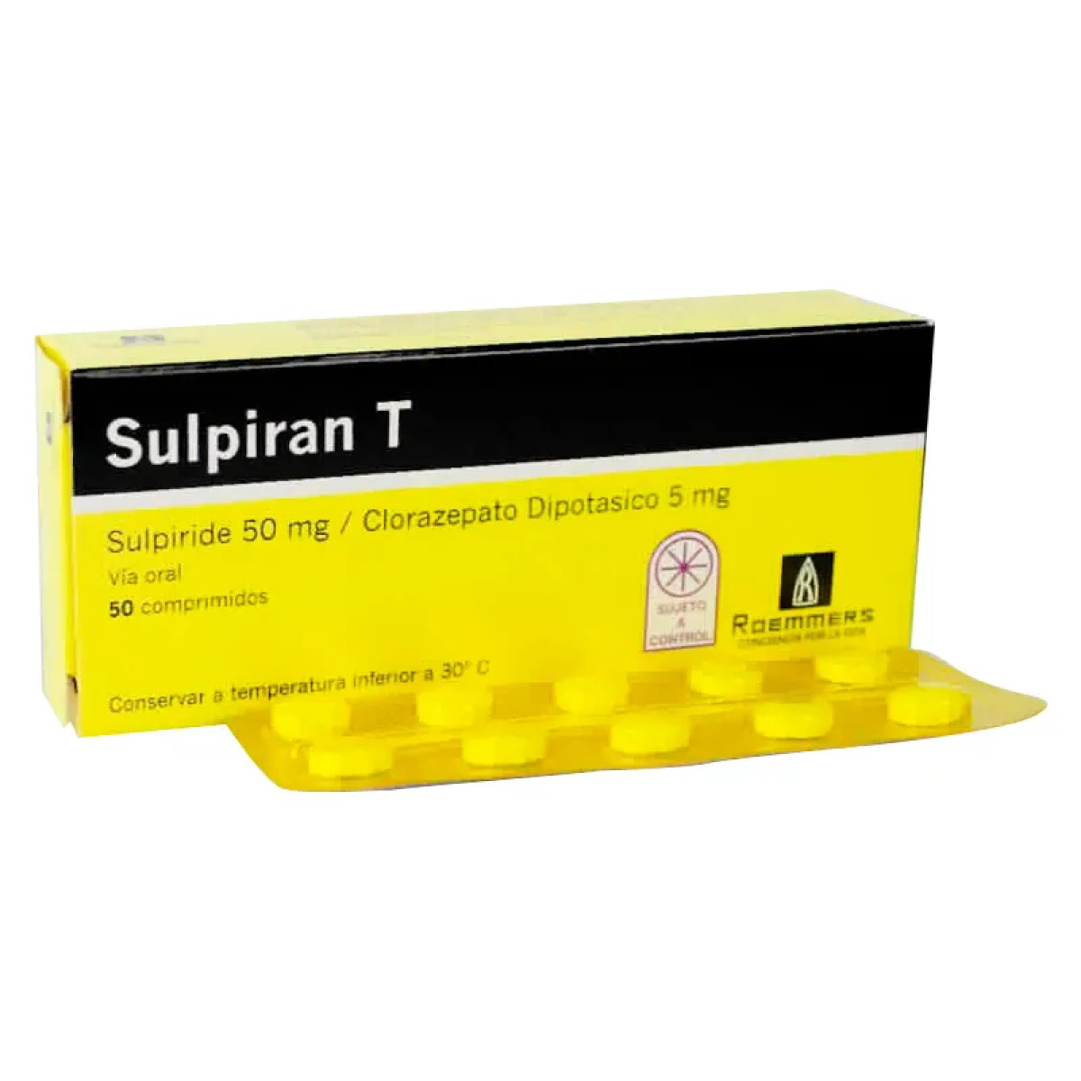 SULPIRAN T 50 MG X 50 COMP +++