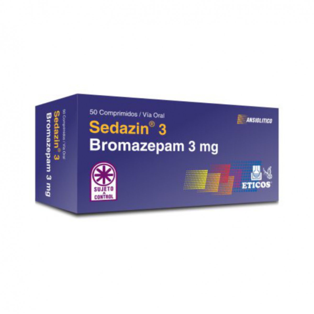 SEDAZIN 3 MG X 50 COMP +++