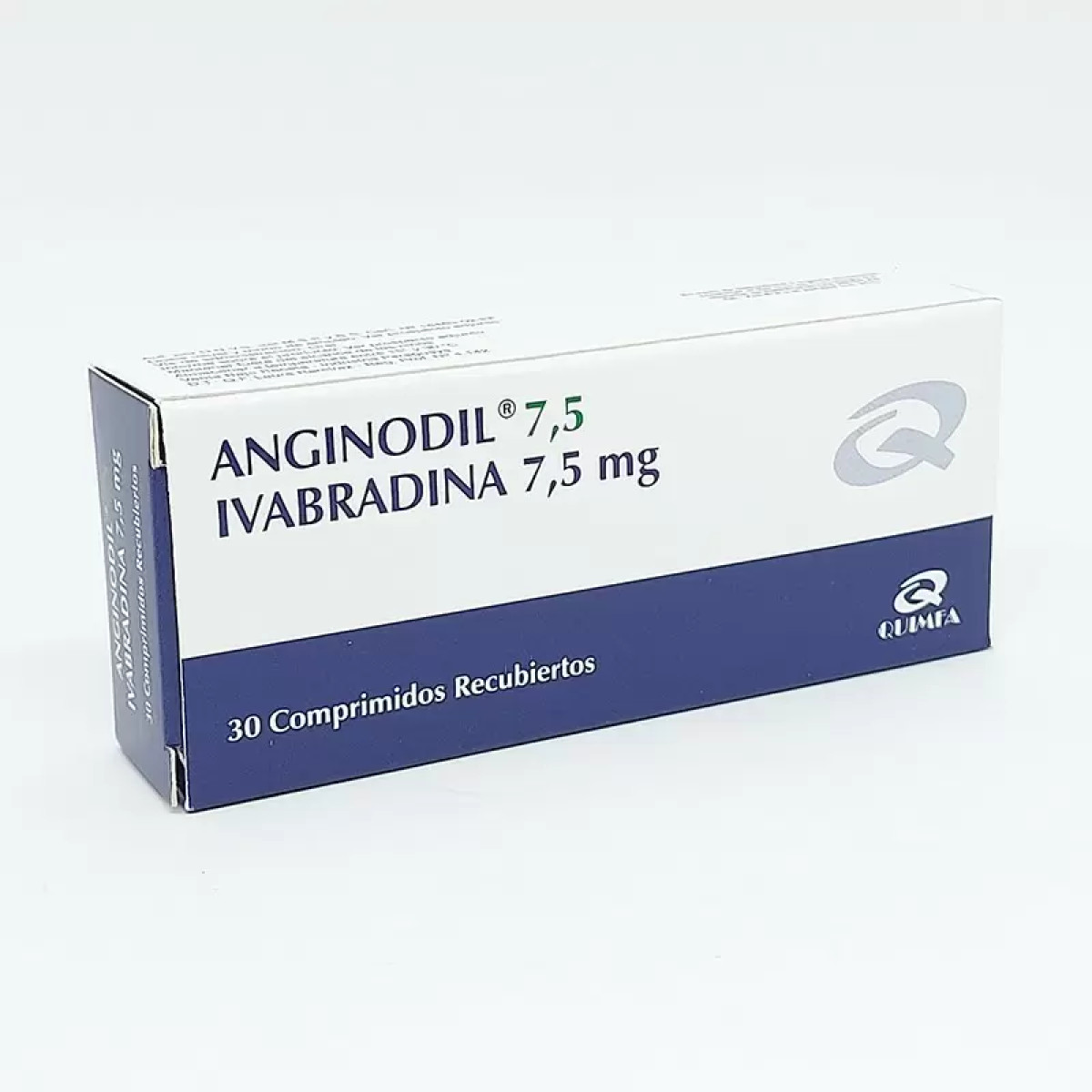 ANGINODIL 7,5 X 30 COMP RECUB