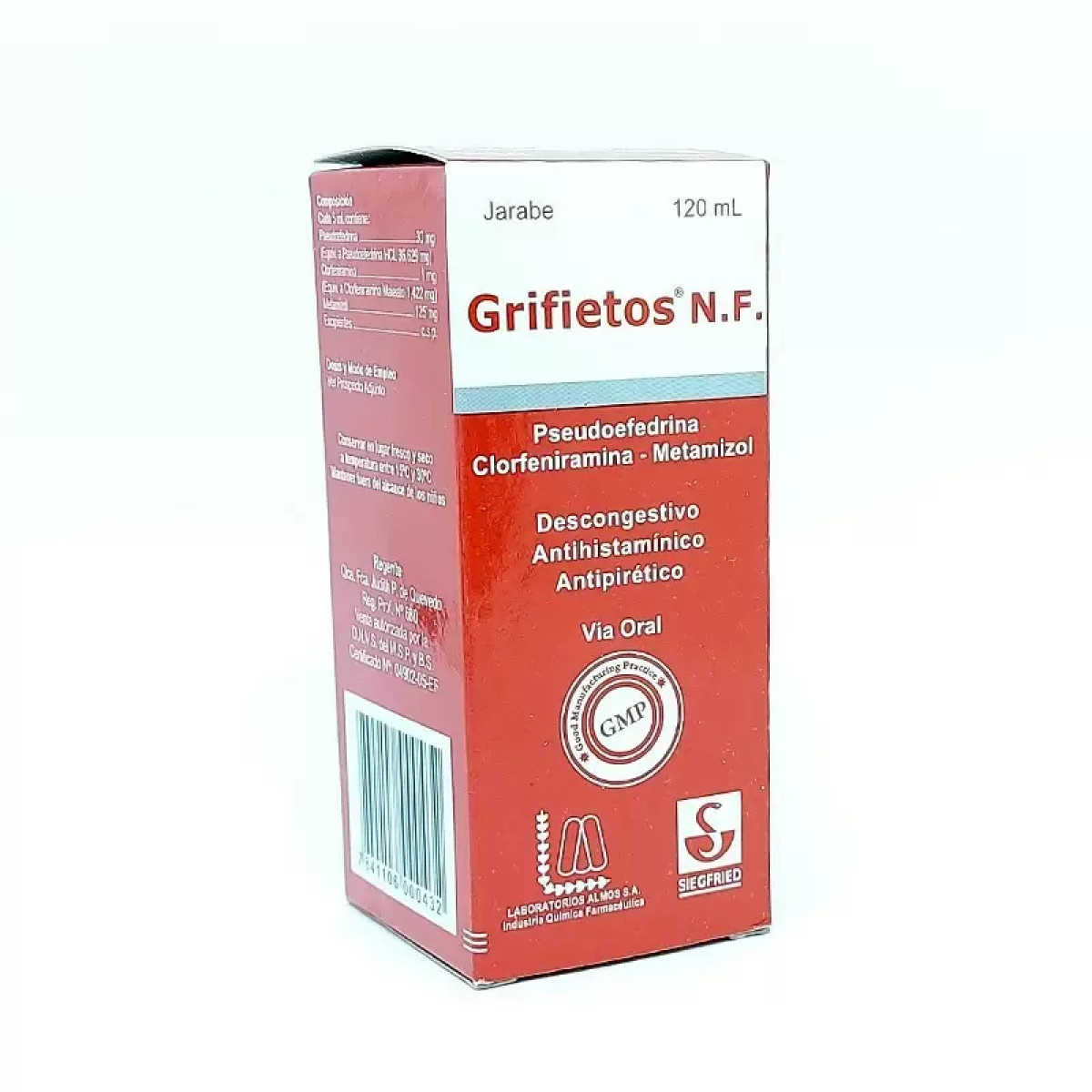 GRIFIETOS NF JBE X 120 ML