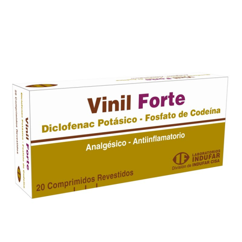 VINIL FORTE 50 MG X 20 COMP REC +++