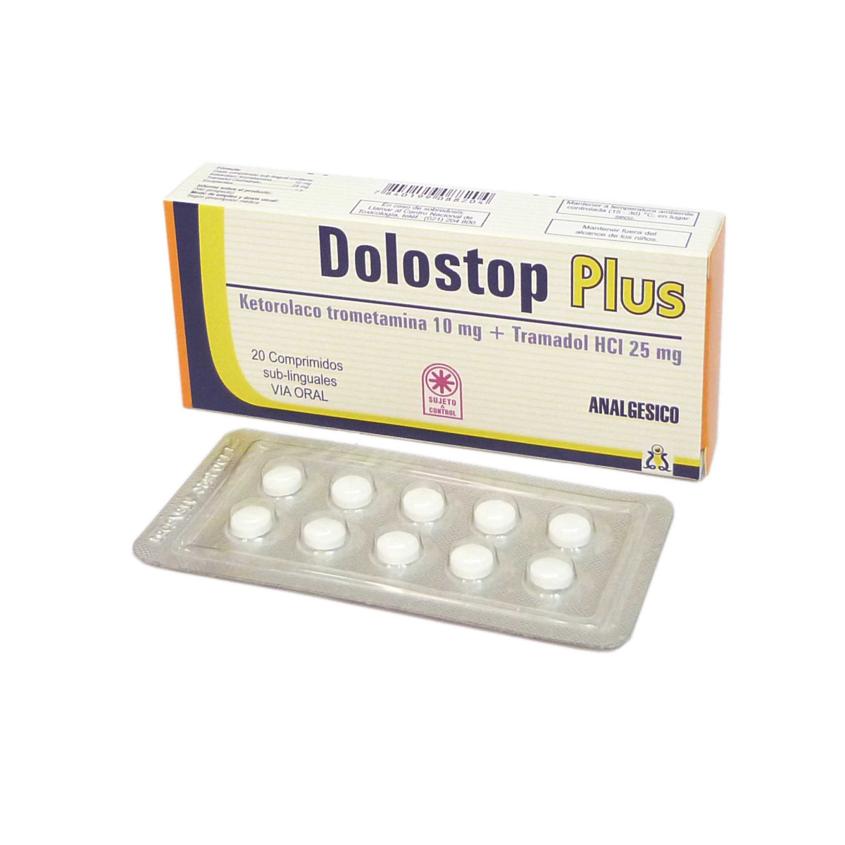 DOLOSTOP PLUS 25 X 20 COMP SUBL +++