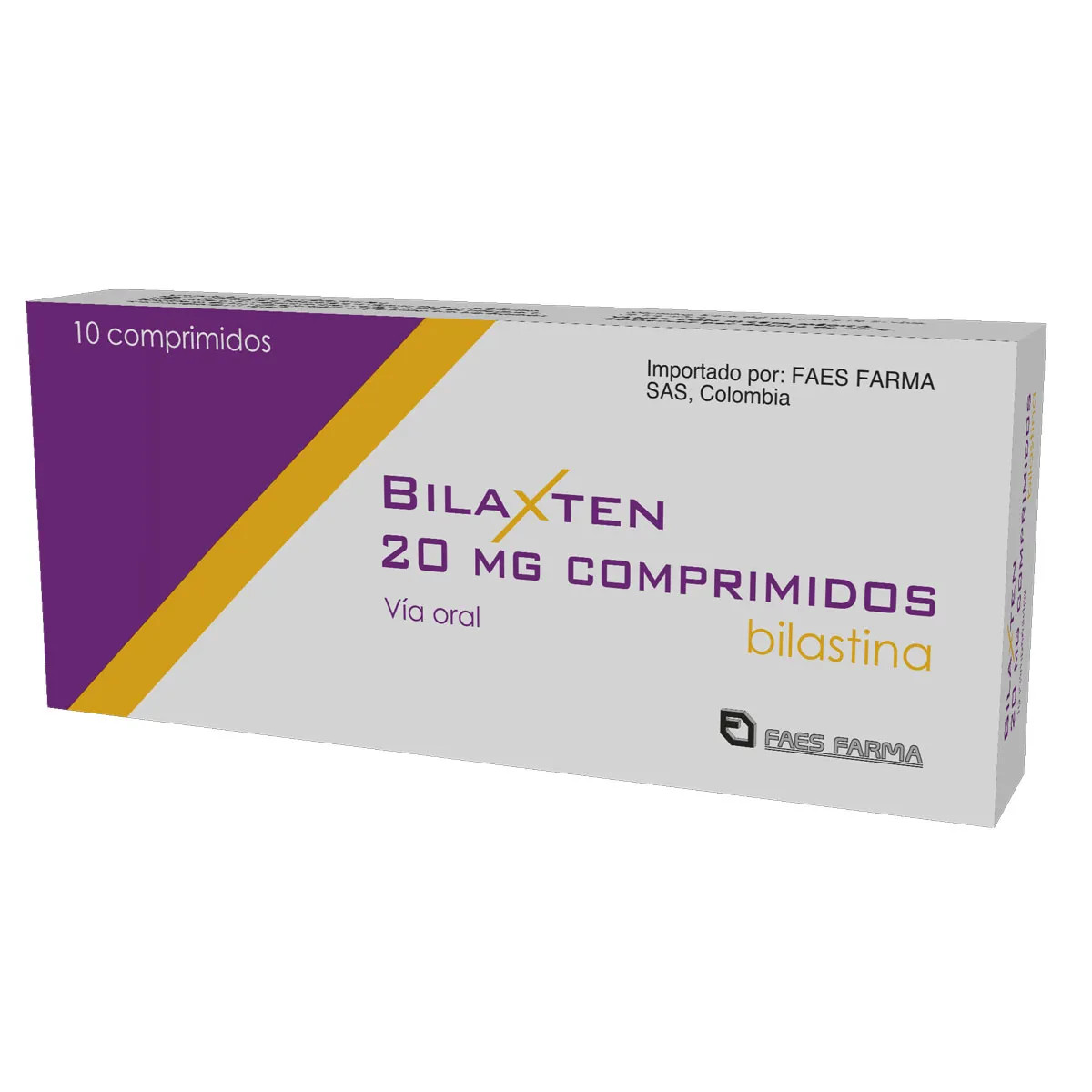 BILAXTEN 20 MG X 10 COMP