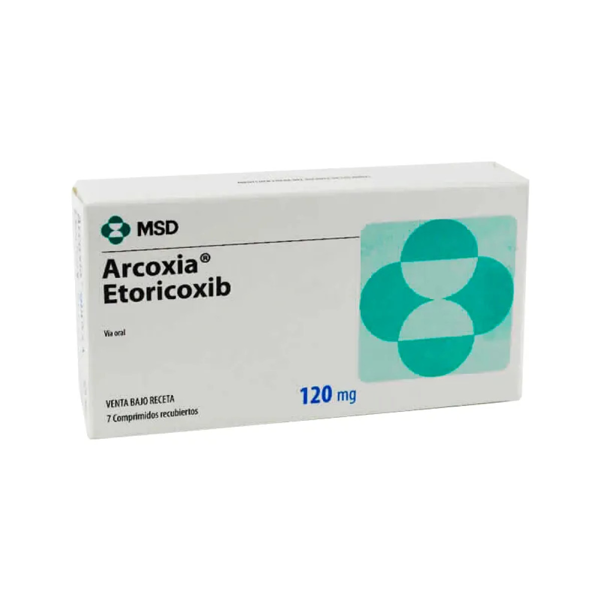 ARCOXIA 120 MG X 7 COMP RECUB