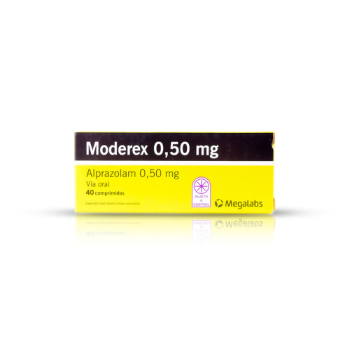 MODEREX 0.50 MG X 40 COMP +++