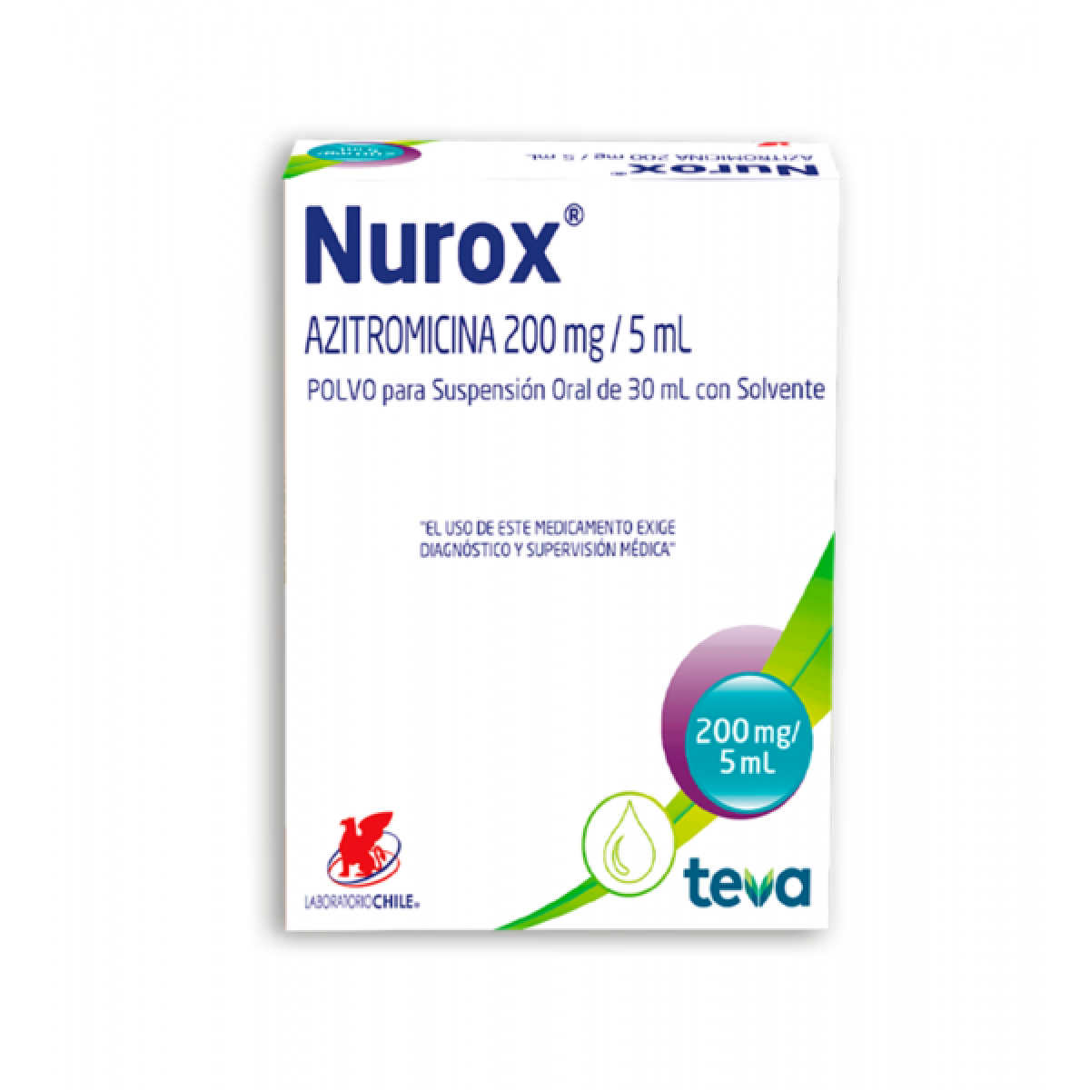 NUROX 200 MG SUSP X 30 ML (RSA)