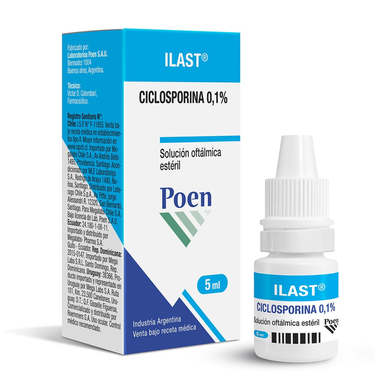 ILAST GTS OFTAL X 5 ML