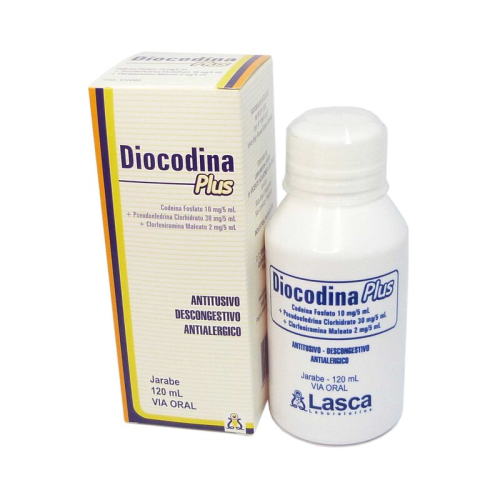 DIOCODINA PLUS 10 MG JBE X 120 ML++