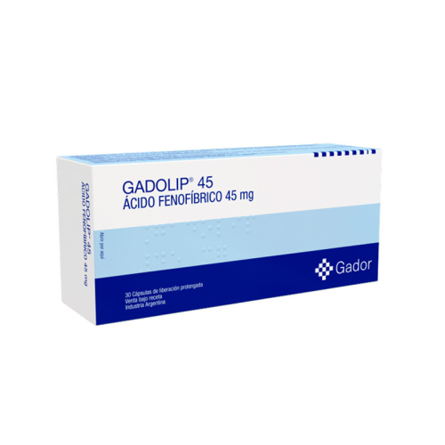 GADOLIP 45 MG X 30 CAPS