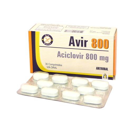 AVIR 800 MG X 30 COMP