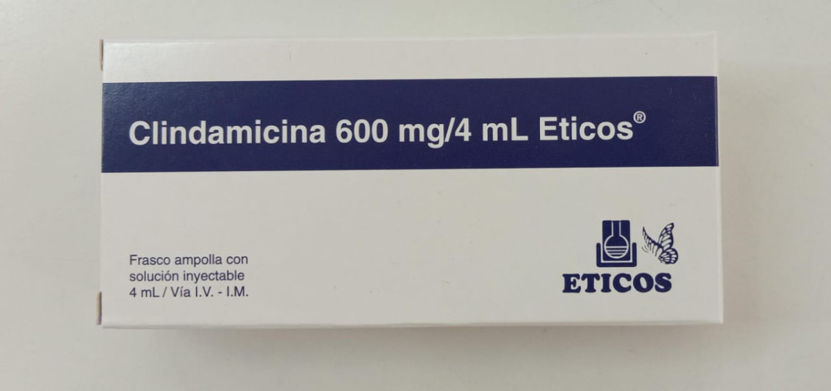 CLINDAMICINA 600 MG INY 4 ML (RSA)