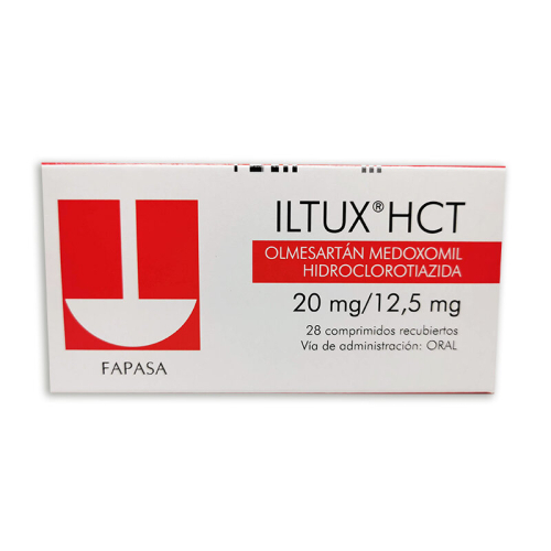 ILTUX HCT 20 MG X 28 COMP RECUB