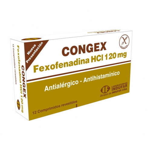 CONGEX 120 MG X 12 COMP RECUB