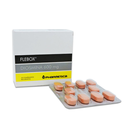 FLEBOX 600 MG X 30 COMP RECUB