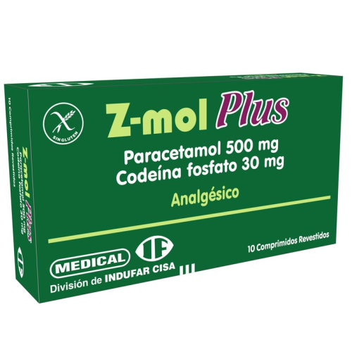 Z-MOL PLUS 30 MG X 10 COMP REVEST++