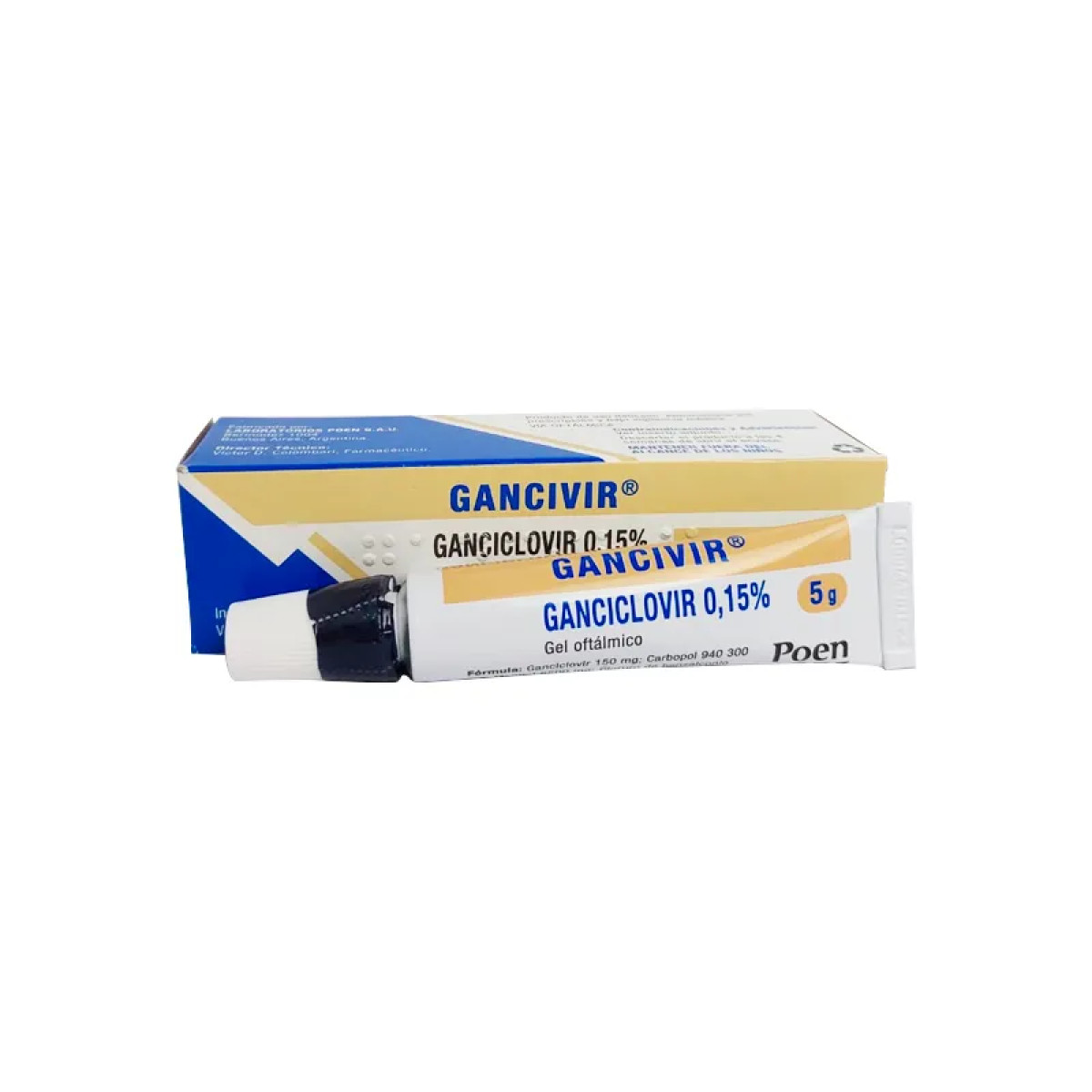 GANCIVIR GEL OFTAL X 5 GR