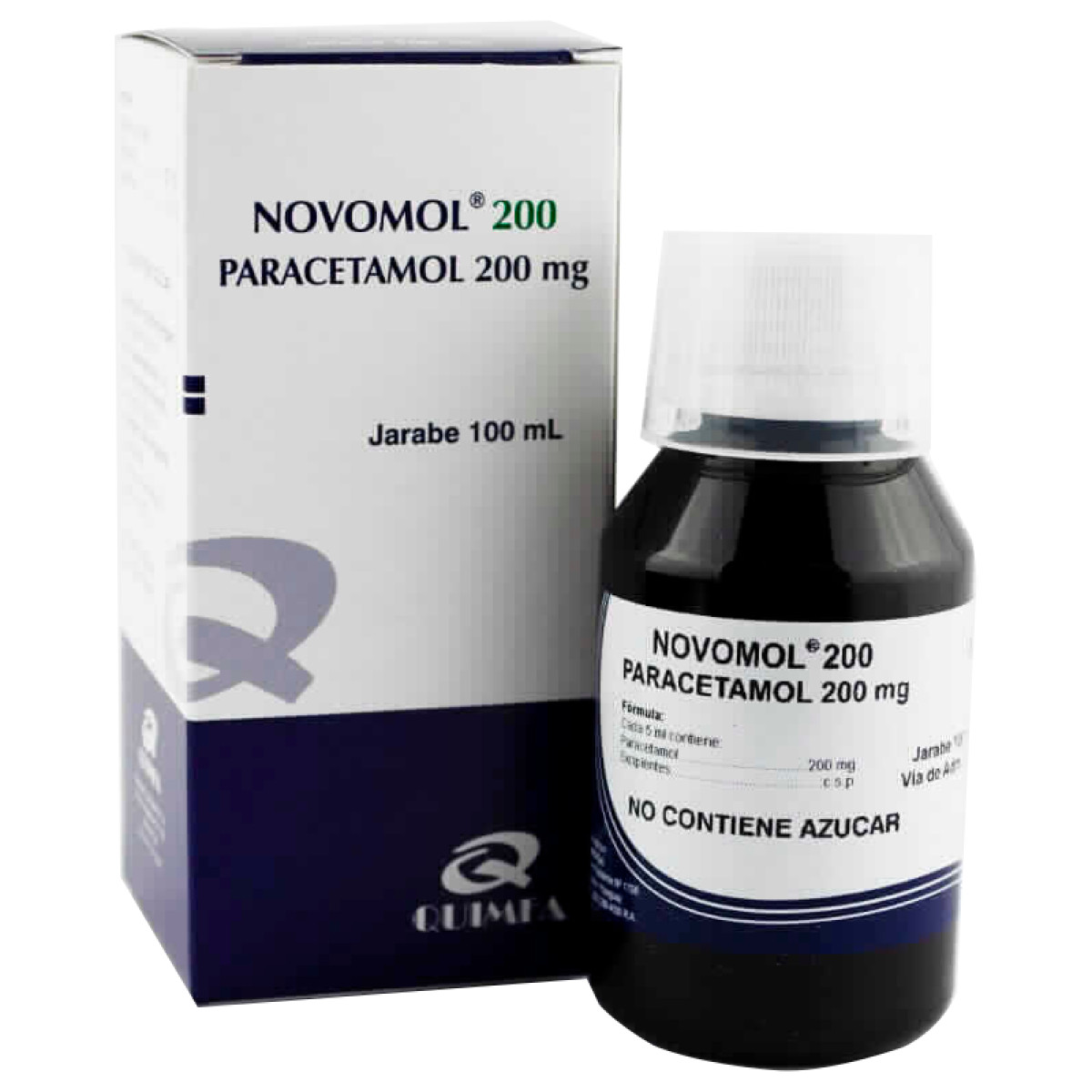 NOVOMOL 200 MG JBE X 100 ML